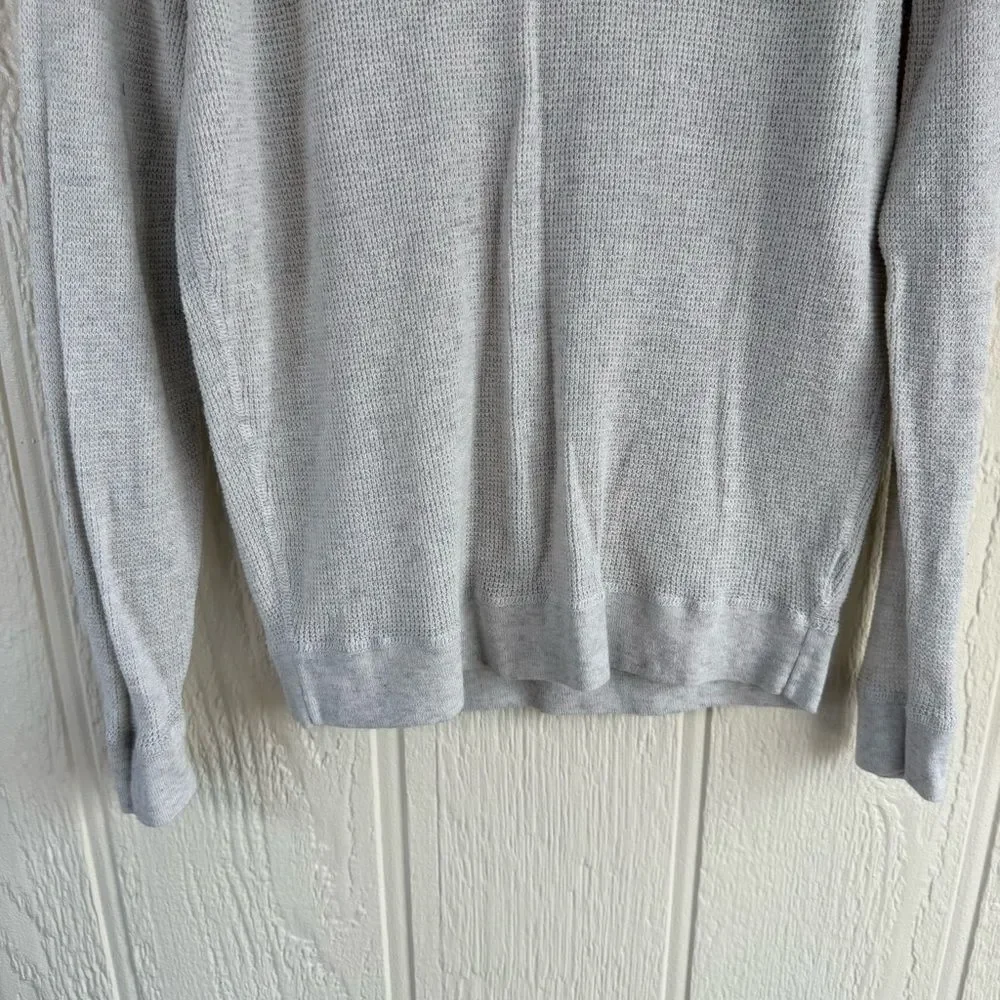 Prana Light Gray Knit Top
